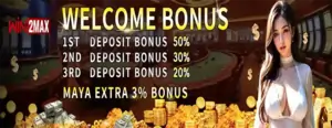 WIN2MAX WELCOME BONUS